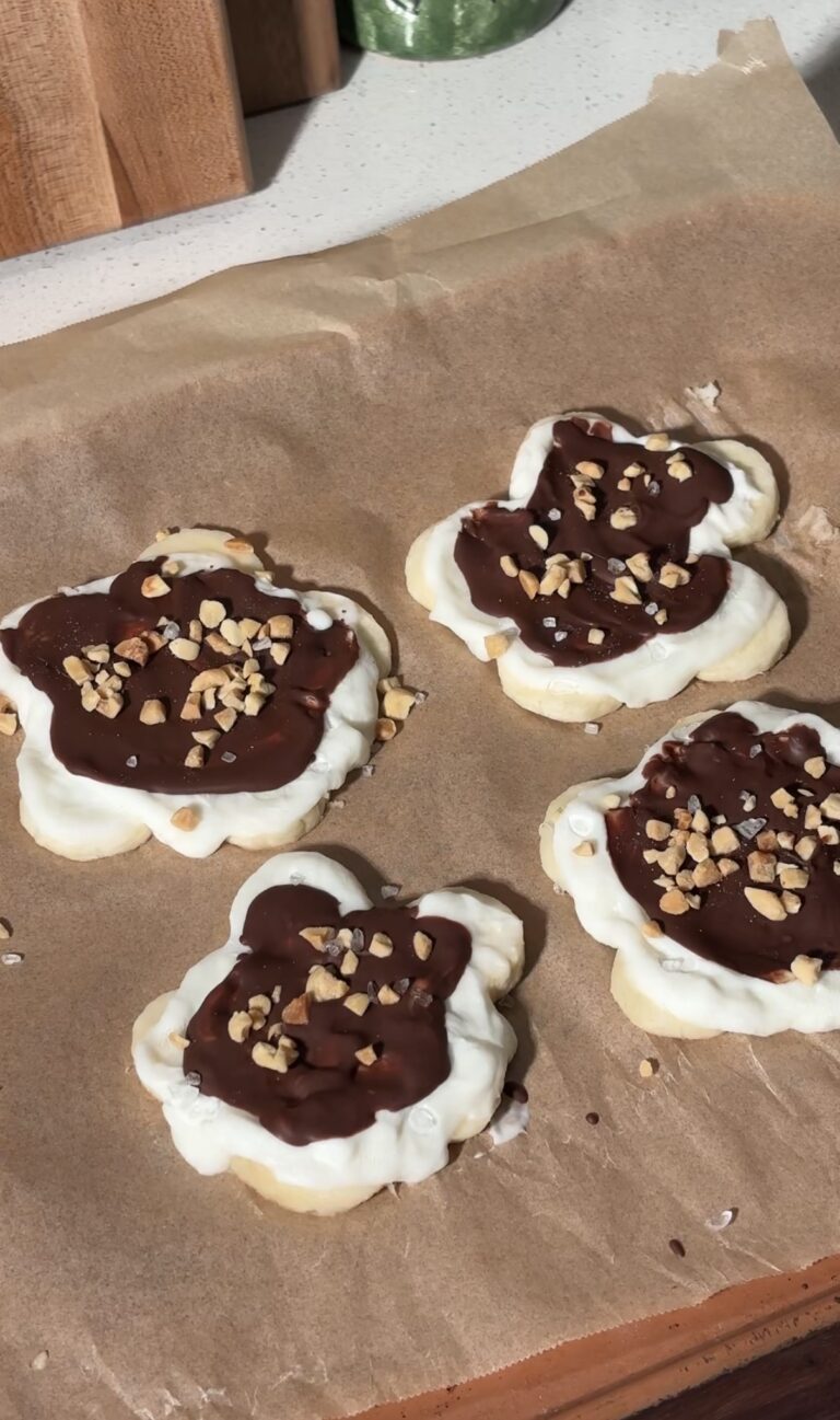 Frozen Banana Yogurt Bites