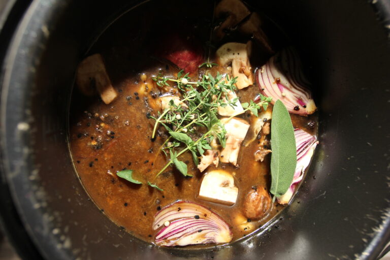 Instant Pot Smoked Chicken Stock