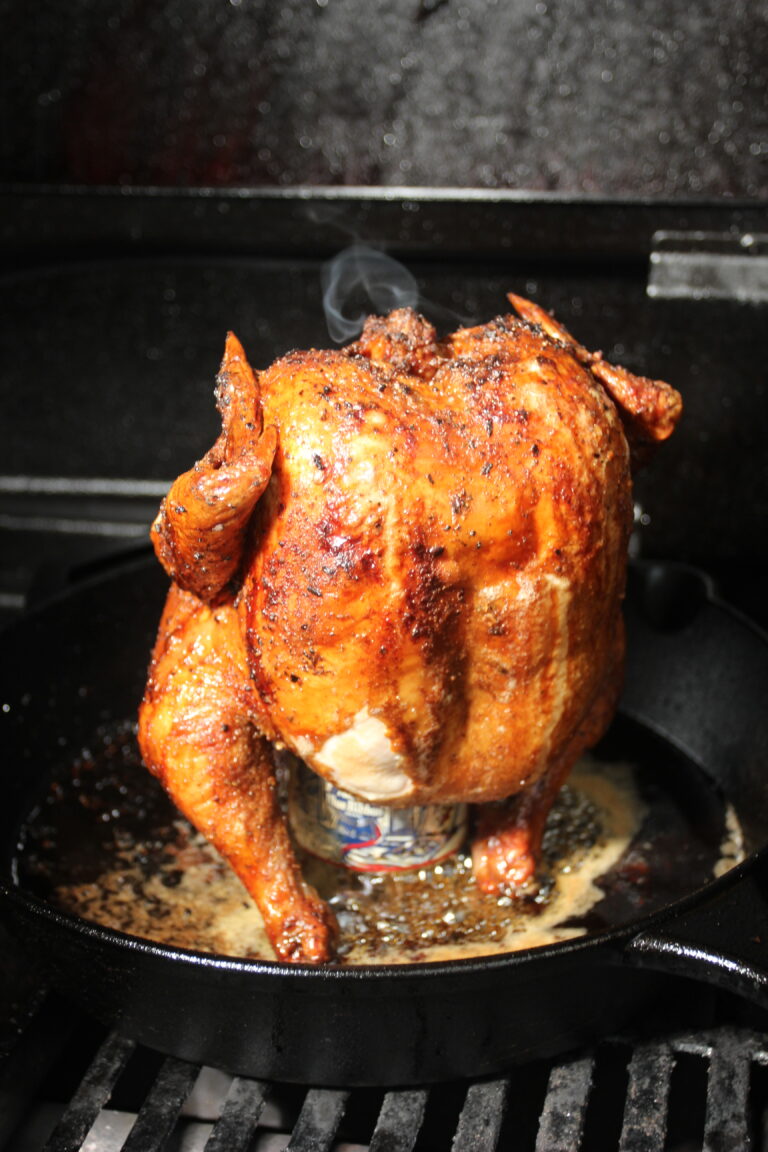 Smoked Beer Can Chicken