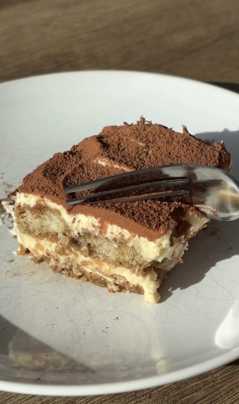 Classic Homemade Tiramisu