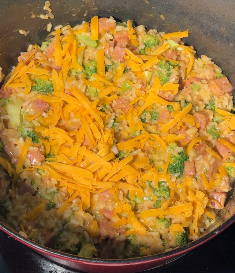 One-Pot Ham & Broccoli Rice Casserole