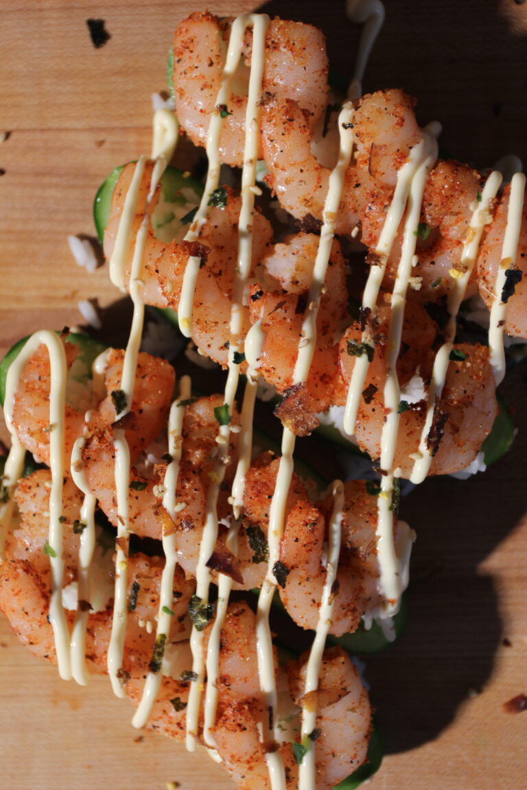 Shrimp Cucumber Boats