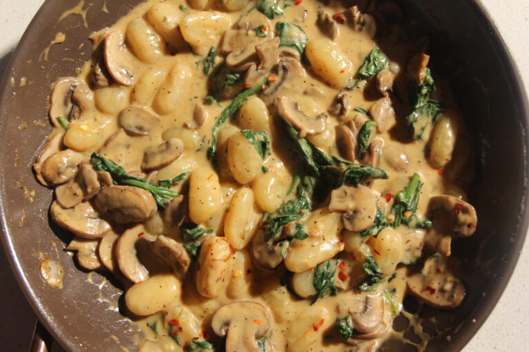 Creamy Mushroom Gnocchi