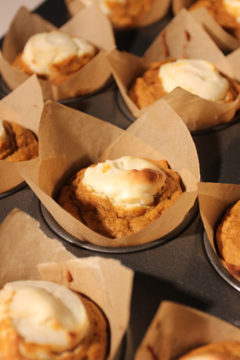Pumpkin Cream Cheese Muffins
