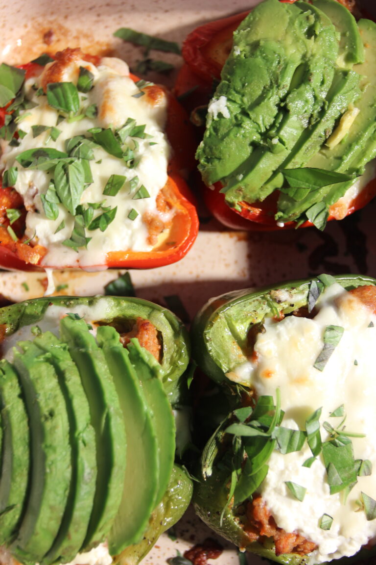 High Protein Stuffed Peppers