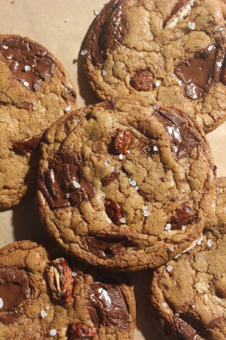 Brown Butter Pecan Chocolate Chunk Cookies